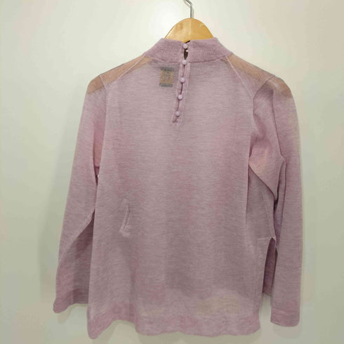 バトナー BATONER SEE THROUGH MOCK NECK PULLOVER シースルー モックネック プルオーバー レディース JPN:1